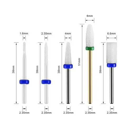 JCMaster MCE6, 5x Premium Keramik Bits Inkl. 1x KOSTENLOSER Bürstenbit, Standardmaße JCMaster MCE6, 5x Premium Keramik Bits Inkl. 1x KOSTENLOSER Bürstenbit, Standardmaße