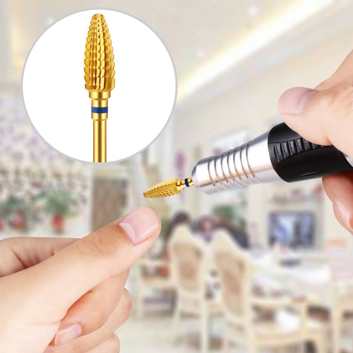 Premium Nagelfräser Bit 2.35mm Medium Professioneller Schleifkörper