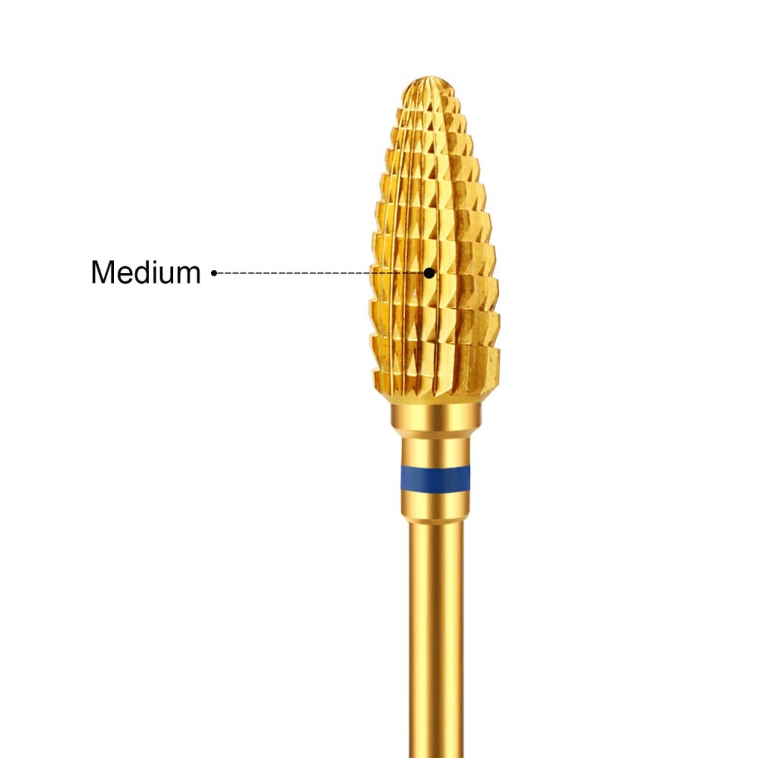 Premium Nagelfräser Bit 2.35mm Medium Professioneller Schleifkörper