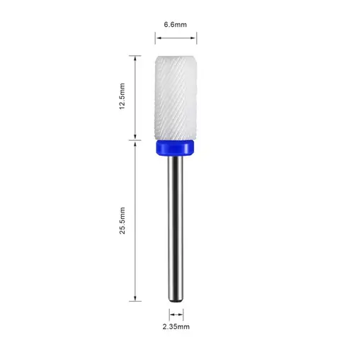 Premium Nagelfräser Aufsatz Zylinder 2.35mm Bit Gelnägel Schleifen Acryl Maniküre, Pediküre Premium Nagelfräser Aufsatz Zylinder 2.35mm Bit Gelnägel Schleifen Acryl Maniküre, Pediküre
