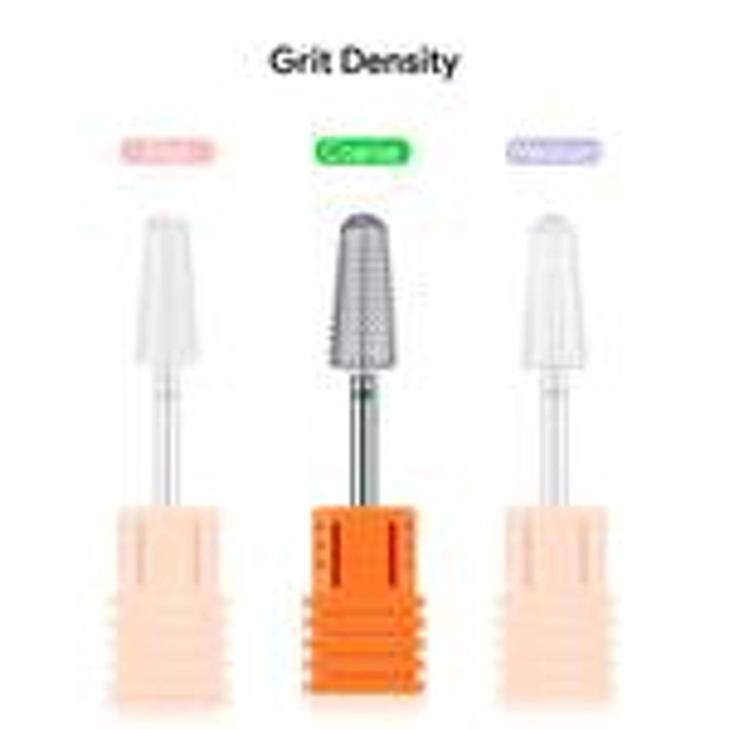 JCMASTER® MCA651C, Nagelfräser Bit Premium, 2,35mm, Hartmetall Longlife, Aufsatz Gelnägel, Acryl Maniküre, Pediküre, Hornhaut, Stärke Grob