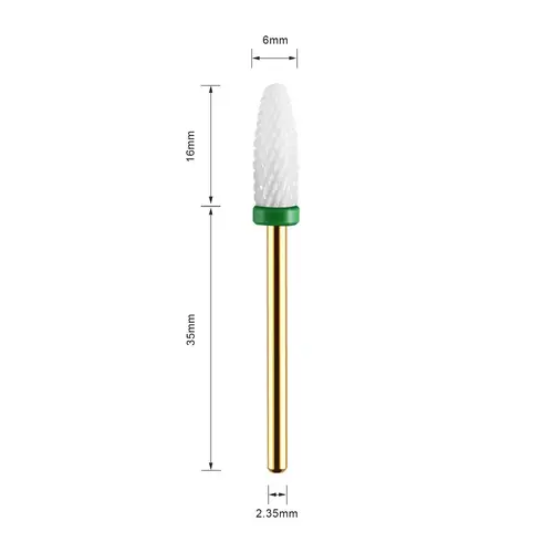 JCMASTER® Premium Nagelfräser Aufsätze Keramik, 2.35mm Bits Grob Kegel Gelnägel Acryl Maniküre, Pediküre, Hornhaut Nagelmodellagen Profi Schleif JCMASTER® Premium Nagelfräser Aufsätze Keramik, 2.35mm Bits Grob Kegel Gelnägel Acryl Maniküre, Pediküre, Hornhaut Nagelmodellagen Profi Schleif