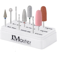 JCMASTER 9x Profi Nagelfräser Aufsätze Fusspflege Komplett Set - Für Gelnägel Acrylnägel - Diamant Hartmetall - Inkl Polierbit Halter Box - Fein JCMASTER 9x Profi Nagelfräser Aufsätze Fusspflege Komplett Set - Für Gelnägel Acrylnägel - Diamant Hartmetall - Inkl Polierbit Halter Box - Fein