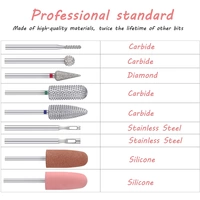 JCMASTER 9x Profi Nagelfräser Aufsätze Fusspflege Komplett Set - Für Gelnägel Acrylnägel - Diamant Hartmetall - Inkl Polierbit Halter Box - Fein JCMASTER 9x Profi Nagelfräser Aufsätze Fusspflege Komplett Set - Für Gelnägel Acrylnägel - Diamant Hartmetall - Inkl Polierbit Halter Box - Fein