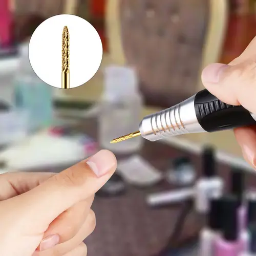 Premium Nagelfräser Bit Details Spitzkegel Maniküre/Pediküre Professioneller Schleifkörper Premium Nagelfräser Bit Details Spitzkegel Maniküre/Pediküre Professioneller Schleifkörper