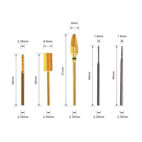 JCMaster 5x Premium Hartmetall Bits Inkl. 1x Polierbit JCMaster 5x Premium Hartmetall Bits Inkl. 1x Polierbit