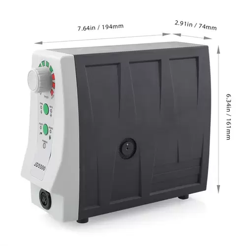 JCMaster JD5500, Profi Nagelfräser 35000 U/min mit Fußpedal für Nagelstudios, Keine Vibration,Kein Lärm JCMaster JD5500, Profi Nagelfräser 35000 U/min mit Fußpedal für Nagelstudios, Keine Vibration,Kein Lärm