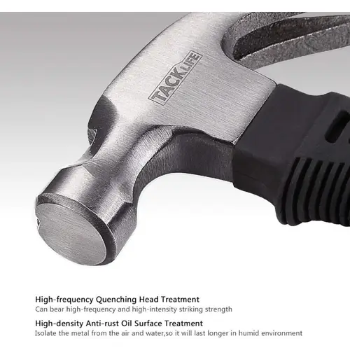 TACKLIFE HMH2A; Stuby Claw Hammer mit magnetischem Nagelstarter 8 Oz Small Mini Hammer and Nails Tool TACKLIFE HMH2A; Stuby Claw Hammer mit magnetischem Nagelstarter 8 Oz Small Mini Hammer and Nails Tool