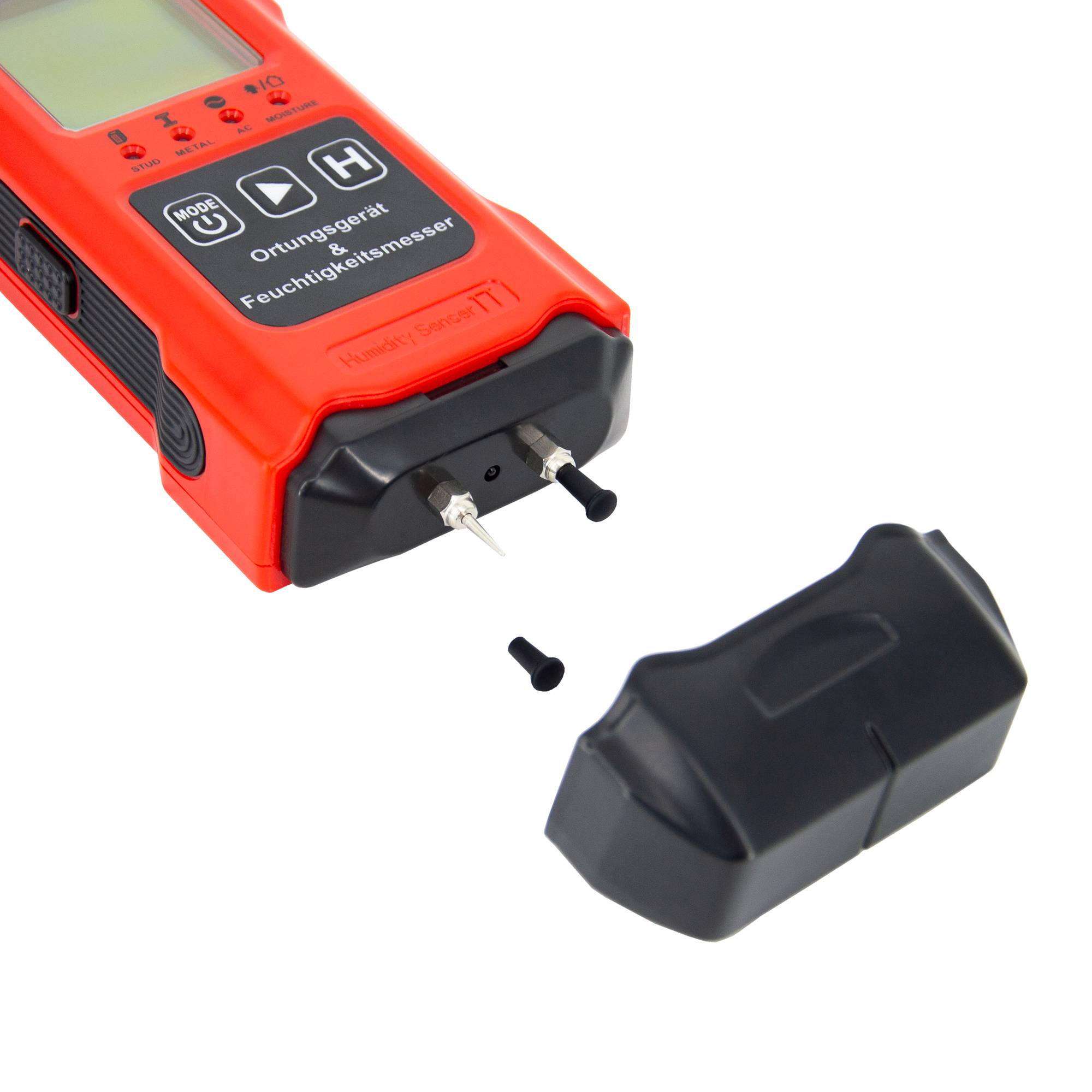 SCHMIDT security tools CF-14 Feuchtigkeitsmesser & Ortungsgerät – Multidetektor Leitungssucher Wandscanner für Stromleitungen, Metall & Holz – F