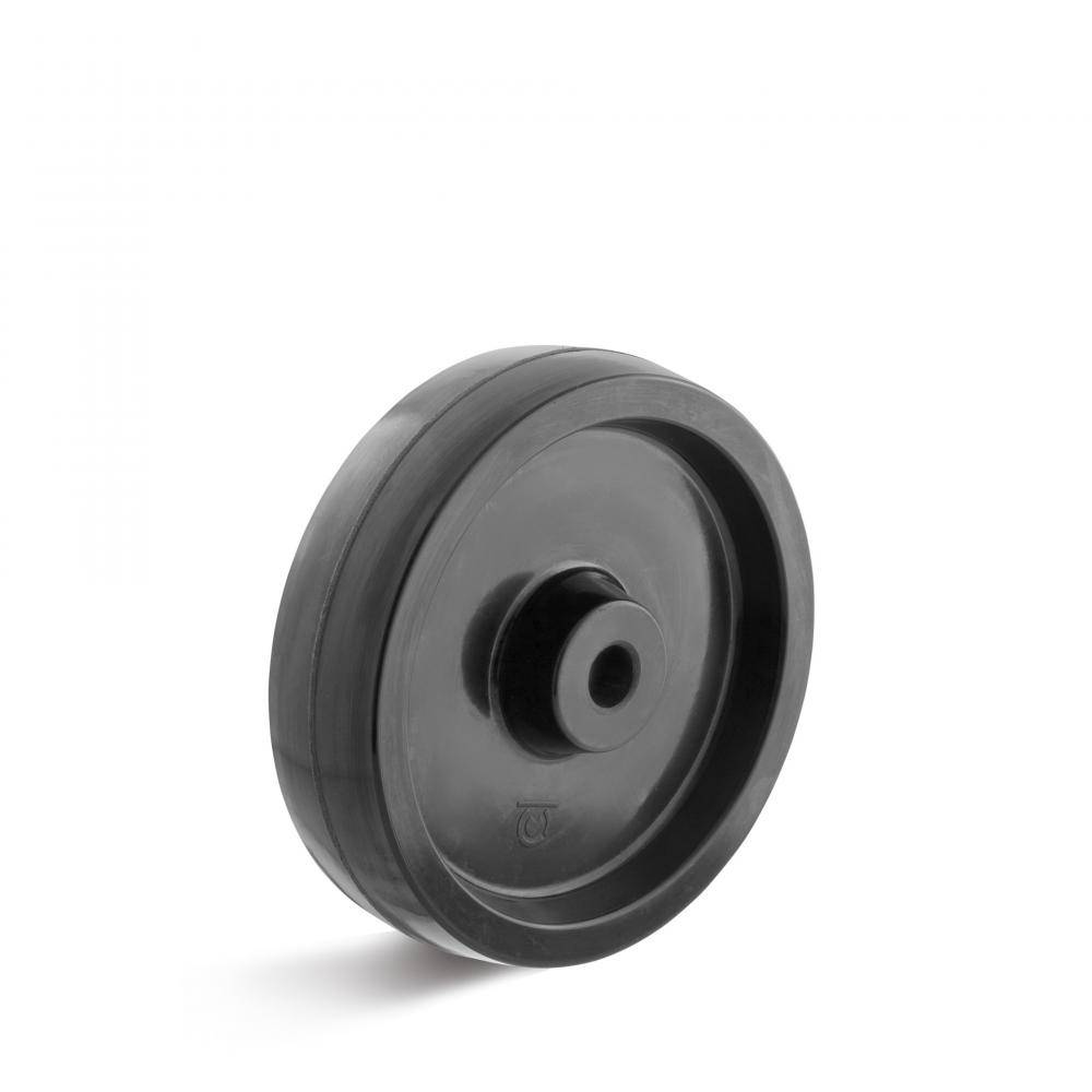 Hitzebeständiges Ditherm Kunststoffrad - Rad-Ø 80 mm - Bauhöhe 108 mm- Tragkraft 170 kg