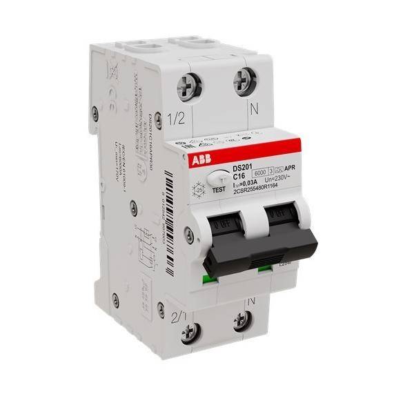 ABB Stotz S&J FI/LS-Schalter DS201A-C16/0,03AP-R