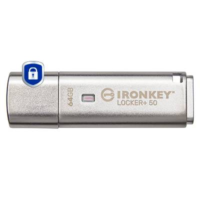 Kingston IronKey Locker+ 50 - USB-Flash-Laufwerk