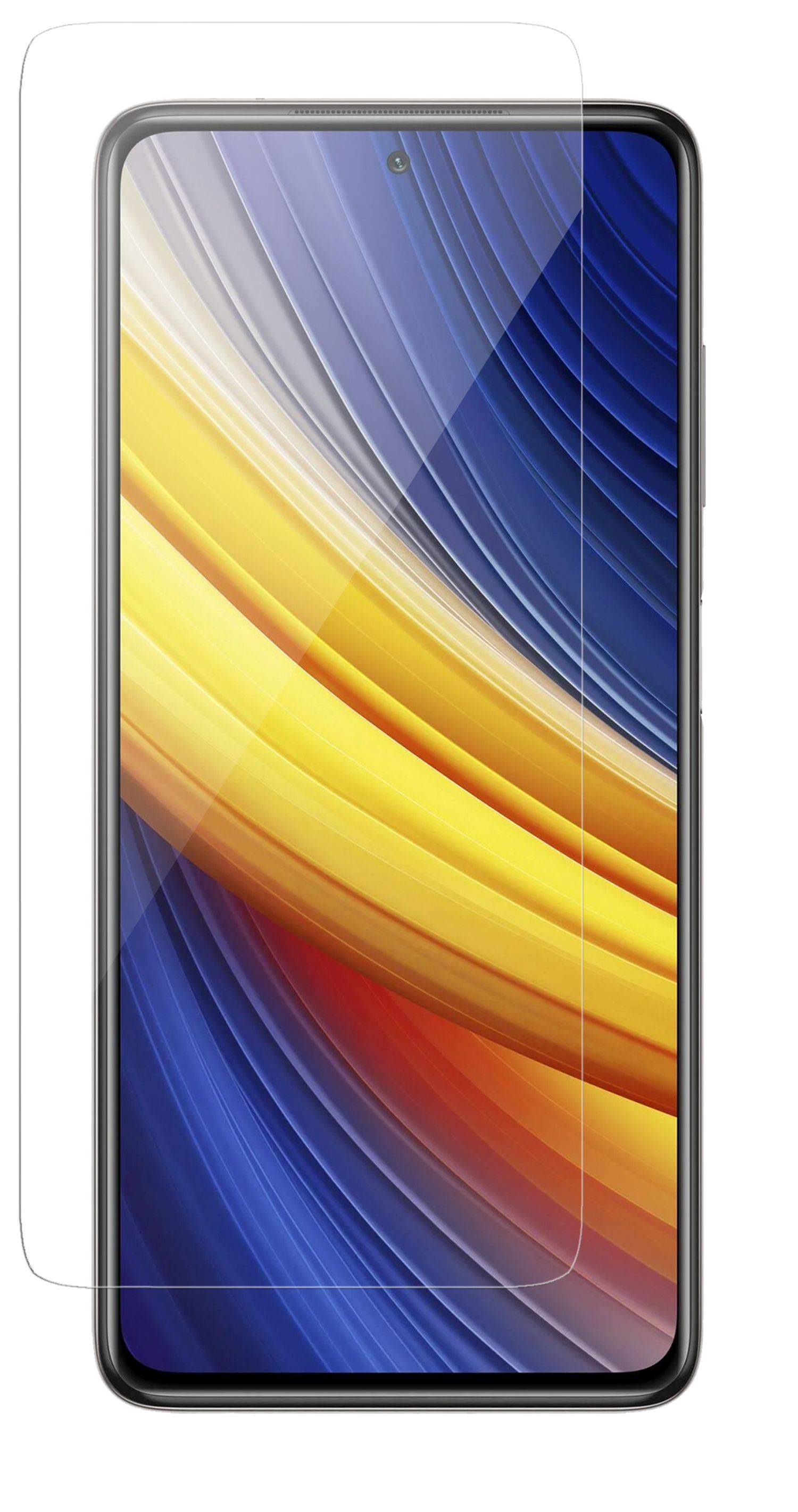 3X Schutz Glas 9H Tempered Glass Display Schutz Folie Display Glas Screen Protector kompatibel mit Xiaomi Poco X3 Pro