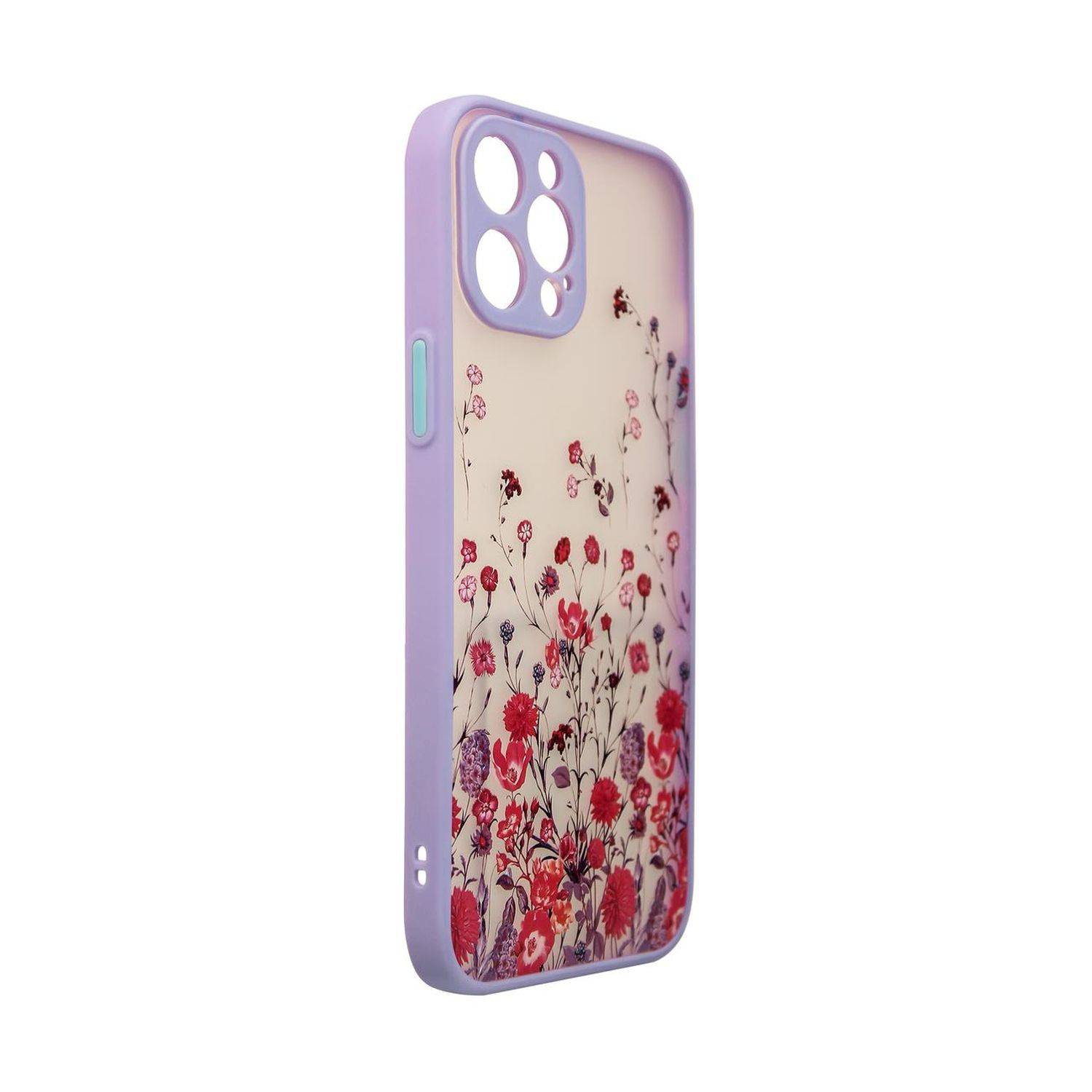 Design "Flower" Case Handy-Hülle Cover Kameraschutz kompatibel mit Samsung Galaxy A13 5G Lila