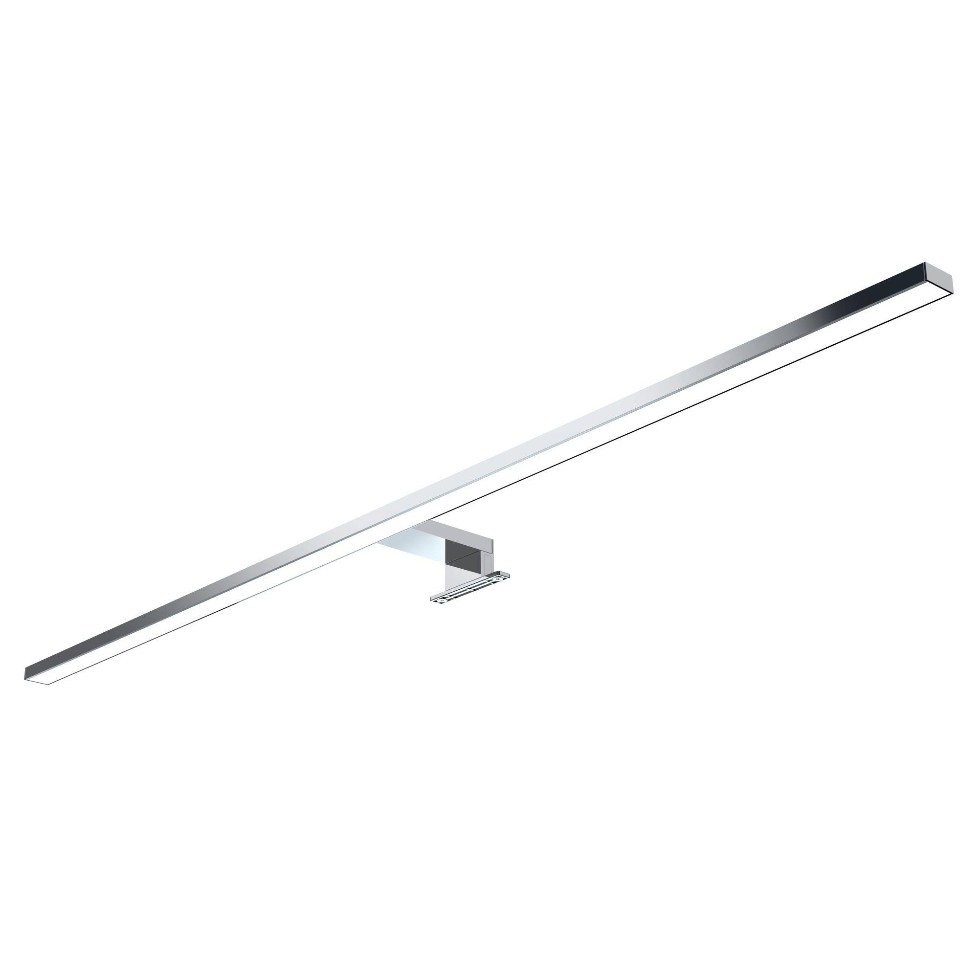 kalb | 80cm LED Badleuchte Badlampe Spiegellampe Spiegelleuchte 230V warmweiß verchromt