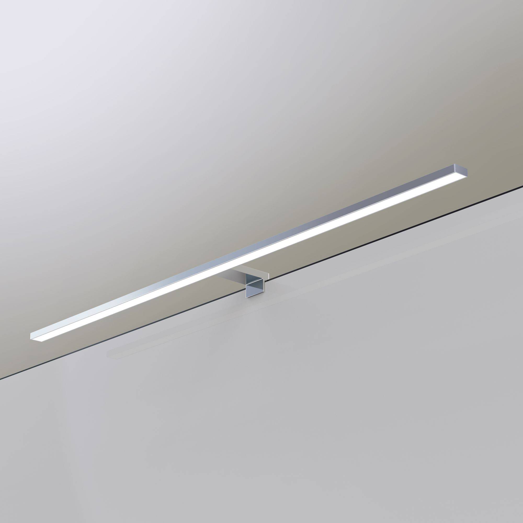 kalb | 80cm LED Badleuchte Badlampe Spiegellampe Spiegelleuchte 230V warmweiß verchromt