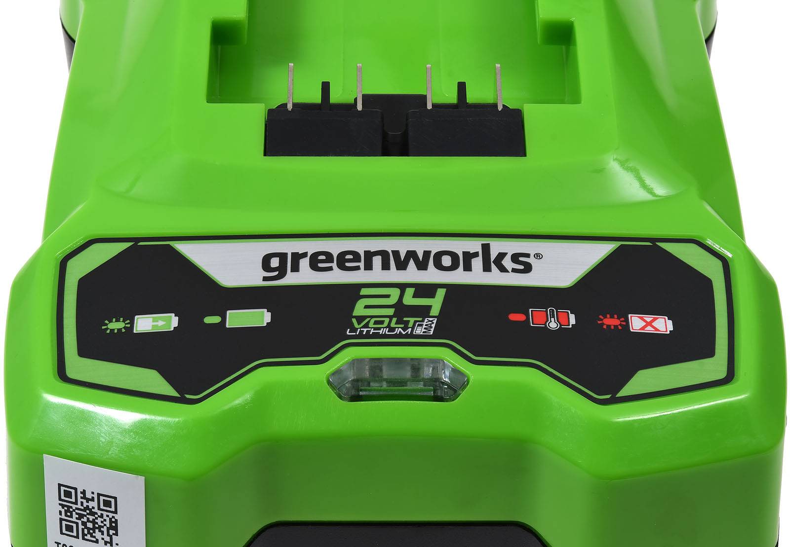 Schnell-Ladegerät Greenworks Tools G24C 24V Li-Ion, für 24V Li-Ion Greenwork-Akkus z.B. G24B2, G24B4, 24V