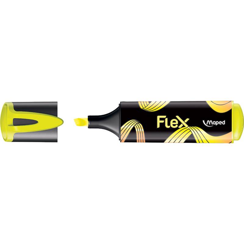 Maped Textmarker FLEX, flexible Spitze, gelb