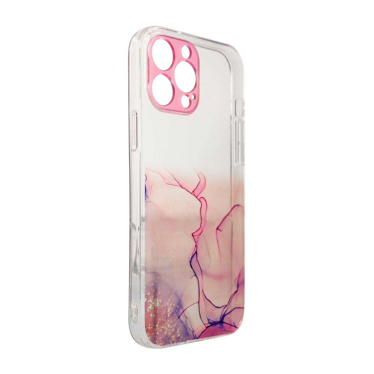 Design "Marble" Case Handy-Hülle Cover mit Marmormuster Kameraschutz kompatibel mit Samsung Galaxy A13 5G Pink