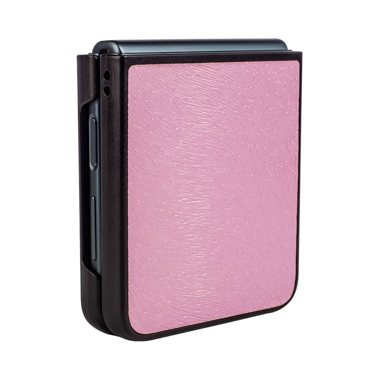 Für Samsung Galaxy Z Flip4 5G Kunstleder / Kunststoff Handy Tasche Hülle Etuis Rosa