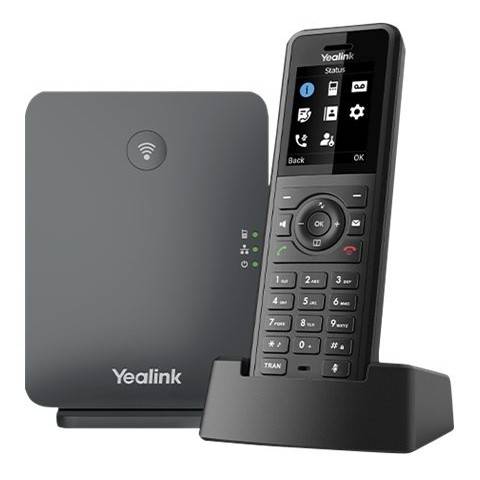 Yealink W77P - Schnurloses VoIP-Telefon mit Rufnummernanzeige