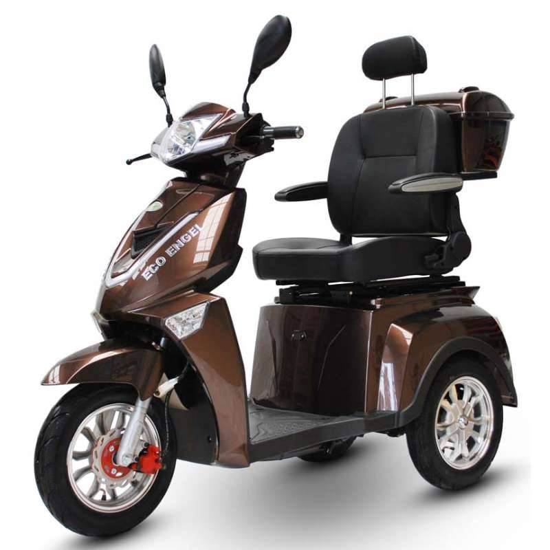 ECO ENGEL 504 Braun Elektromobil mit Herausnehmbarem Li-Io Akku 30 Ah 25 km/h 1000 Watt Seniorenmobil