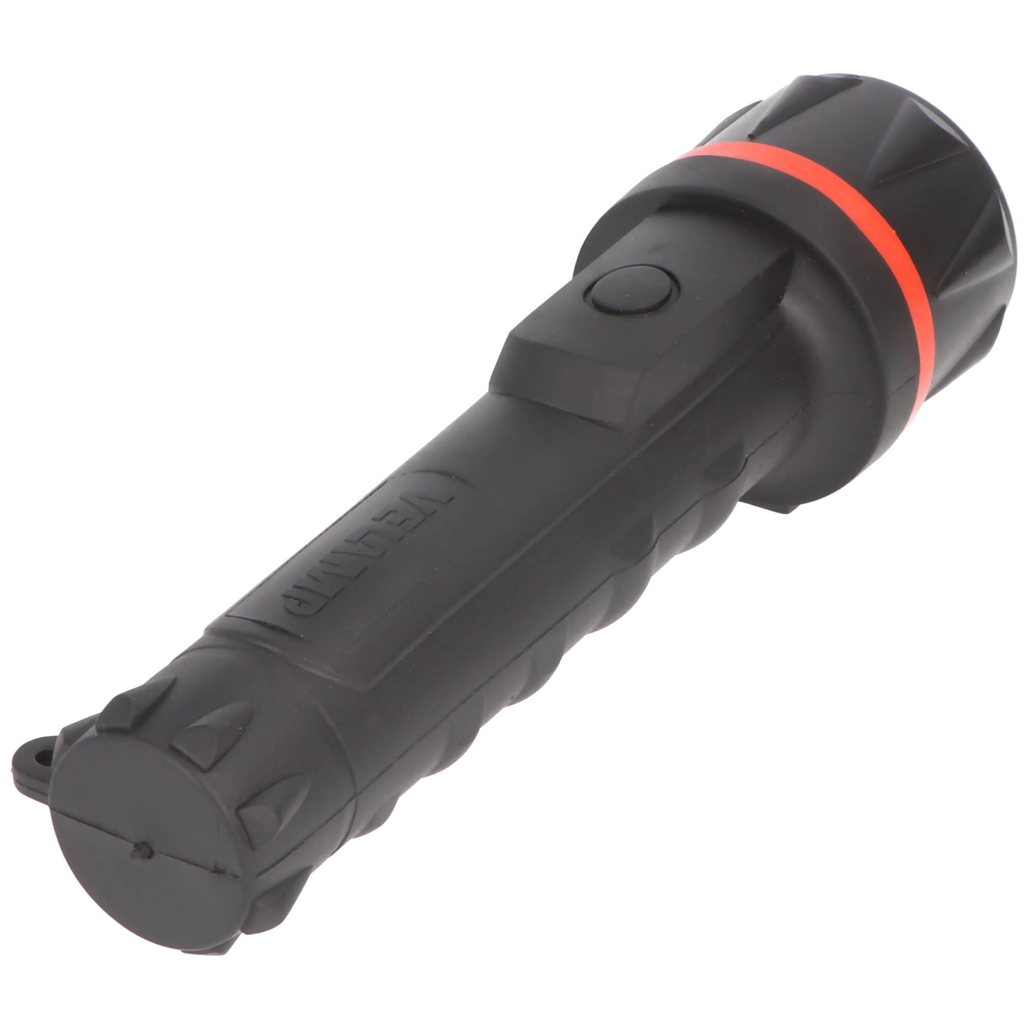 Velamp LED Gummi-Taschenlampe, 3 LEDs, wasserdicht, mit Tragesenkel, Lieferung ohne Batterien