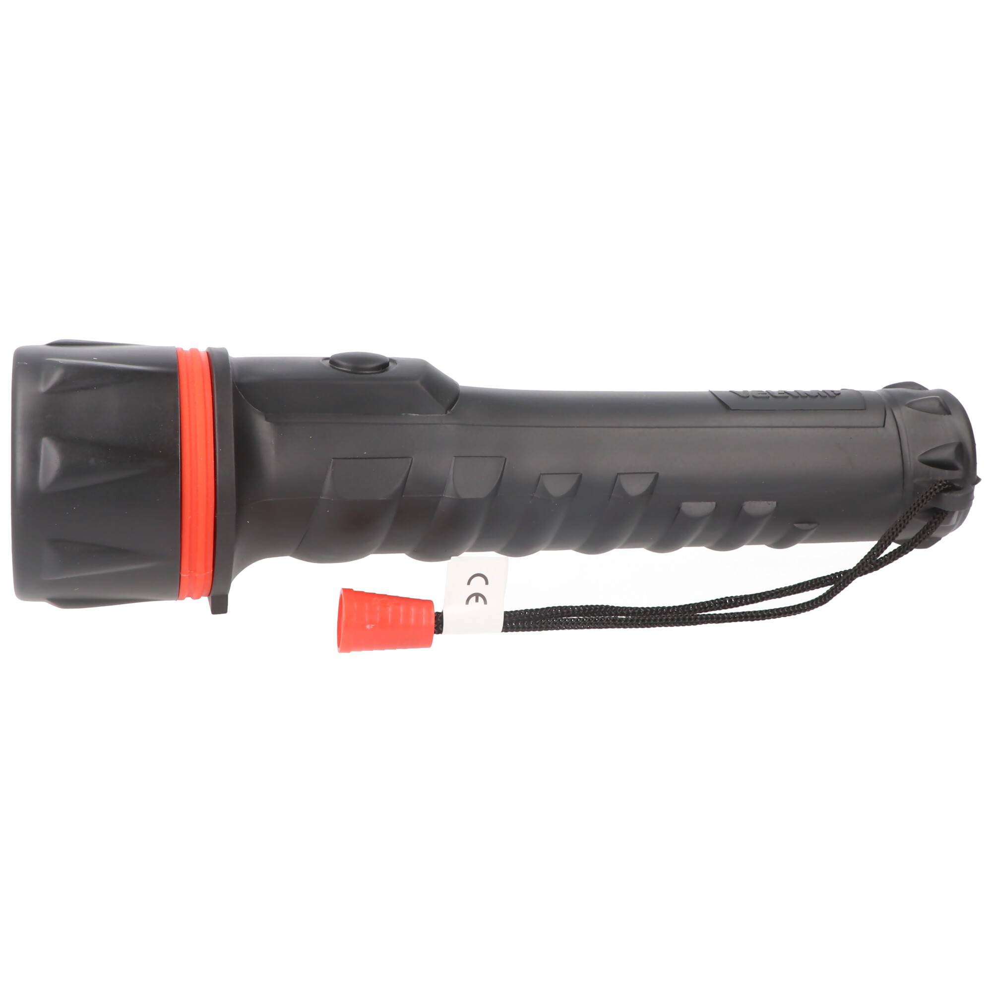 Velamp LED Gummi-Taschenlampe, 3 LEDs, wasserdicht, mit Handschlaufe, Lieferung ohne Batterien