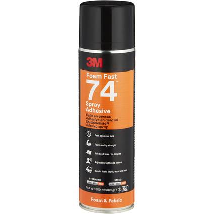 3M Sprühkleber FoamFast 74, orange, 500 ml