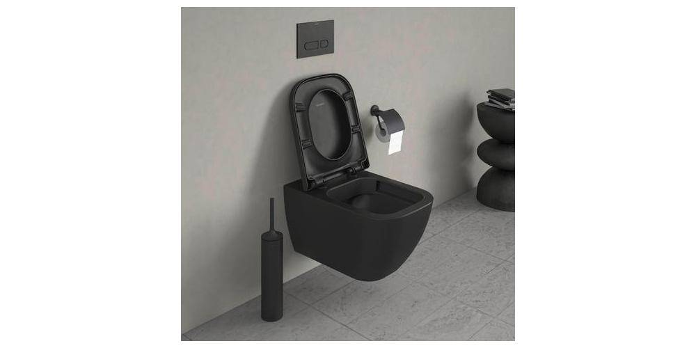 Duravit WC-Sitz Happy D.2 m Absenkauto abnehmbar anthrazit matt