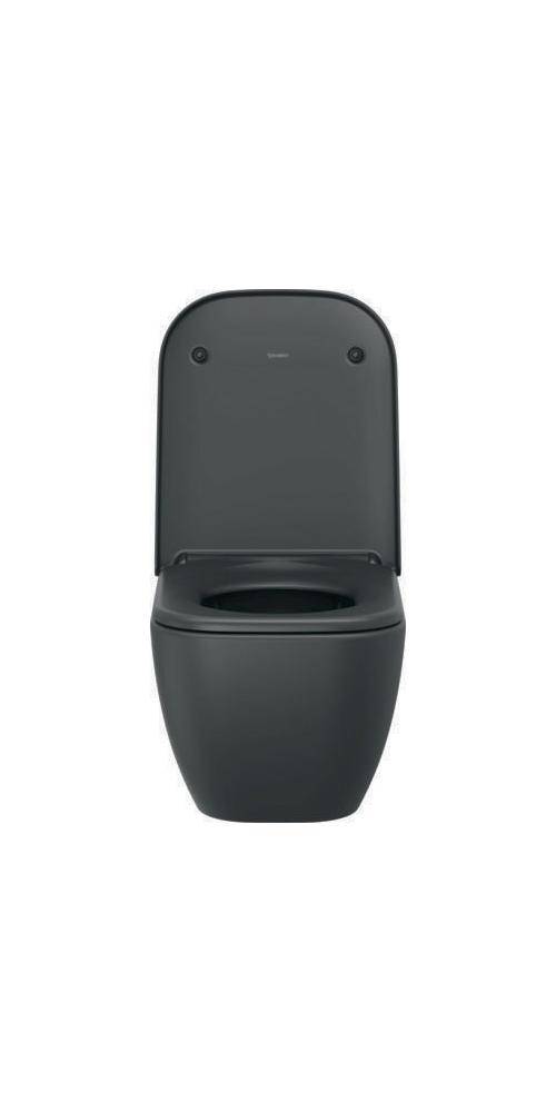 Duravit WC-Sitz Happy D.2 m Absenkauto abnehmbar anthrazit matt