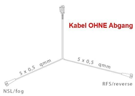 Aspöck Anhängerkabel 1,57 m - 13-polig Stecker - Kabelbaum - Fahrradträger