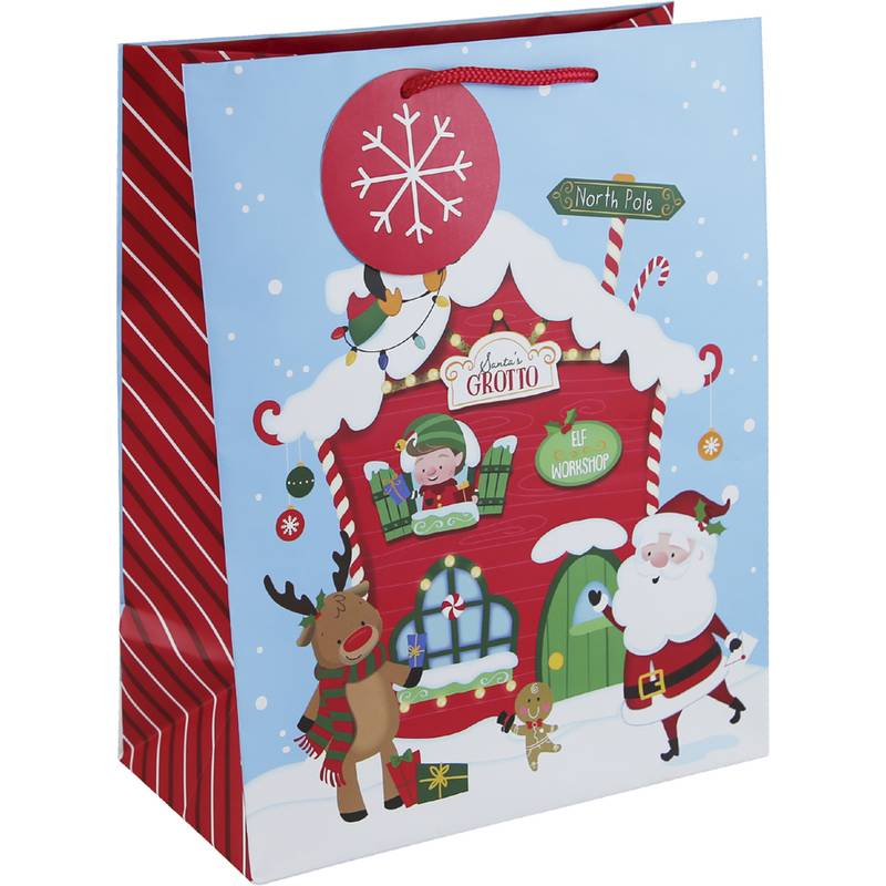 Clairefontaine Weihnachts-Geschenktüte "Lebkuchenhaus"