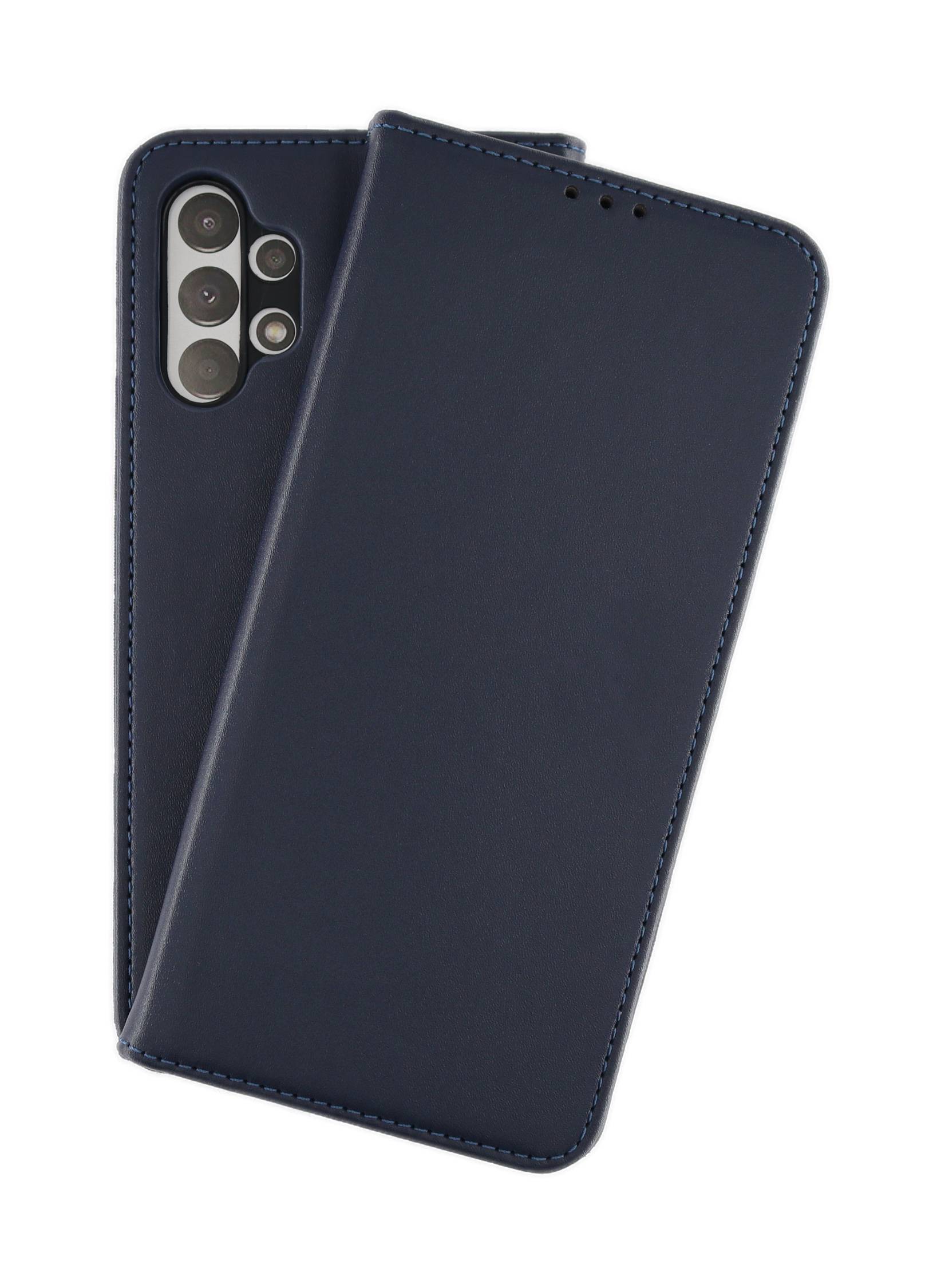 Echt Leder Bookcase für Samsung Galaxy A13, Galaxy A13 NE, Galaxy A13 4G - Handytasche mit Kartenfach und Standfunktion