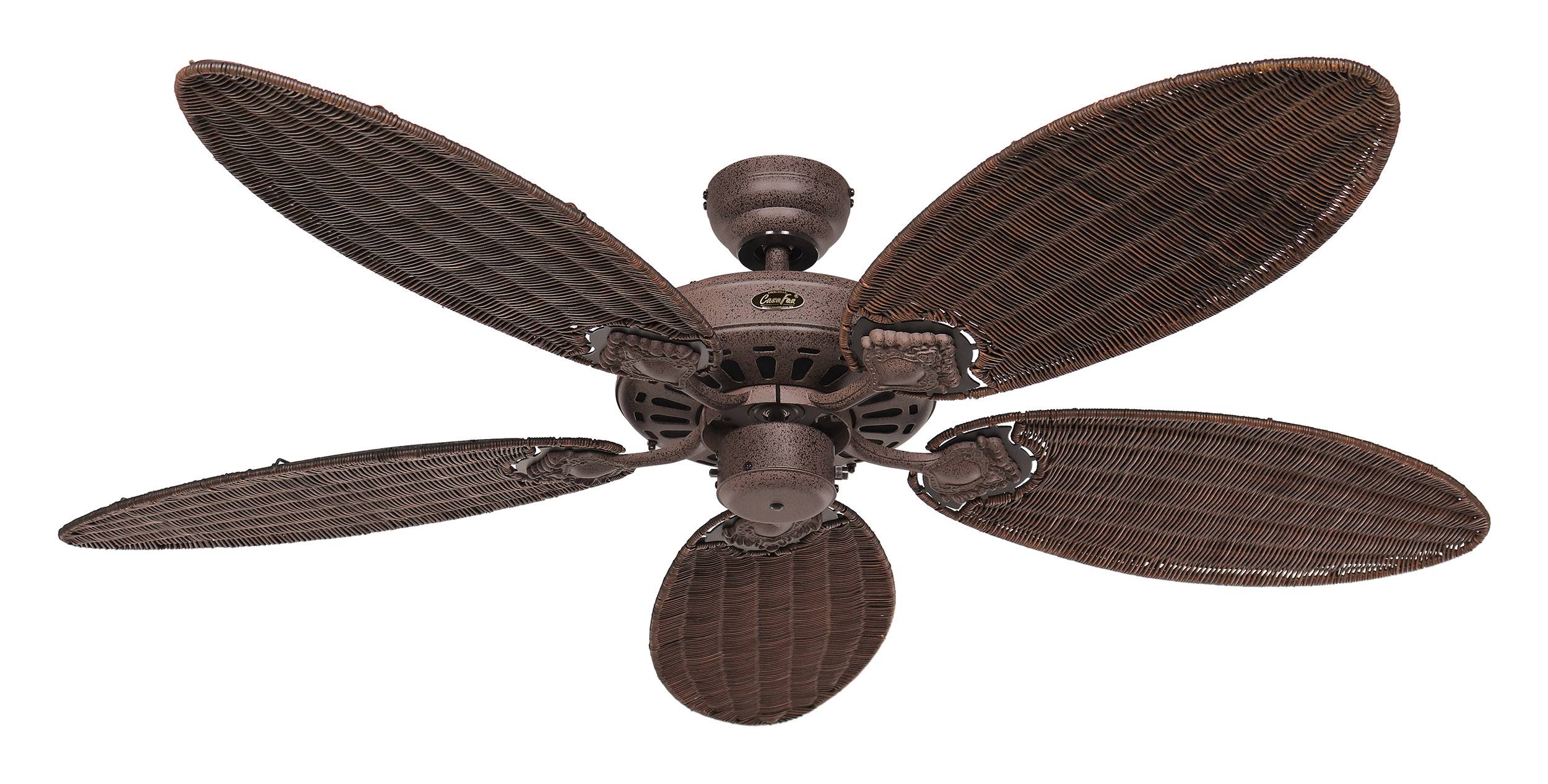 Deckenventilator Classic Royal 132 cm Braun / Rattan