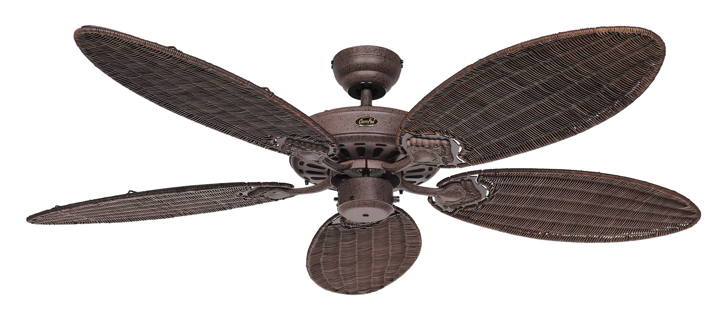 Deckenventilator Classic Royal 132 cm Braun / Rattan