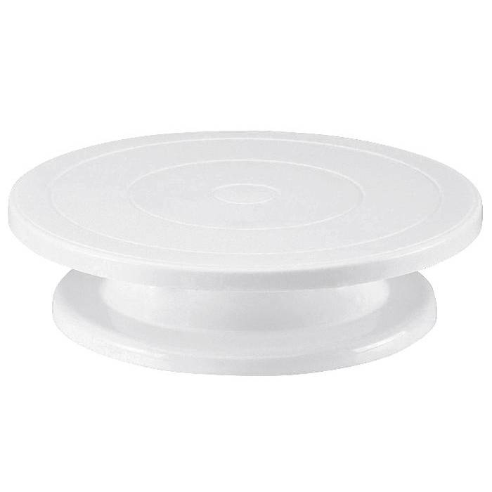Städter Tortenplatte drehbar Ø27,5cm H 7cm, weiß