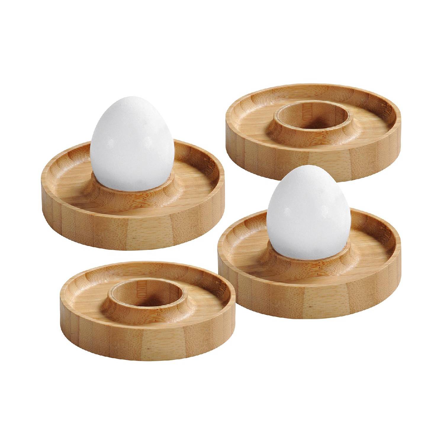 Kesper Eierbecher FSC Bambus, natur (4er Pack)