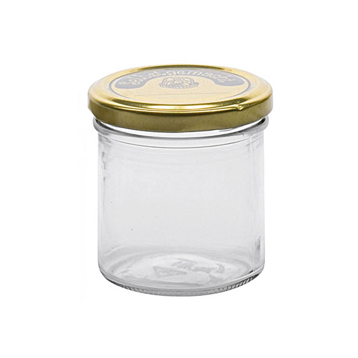 EmSy Schraubdeckelglas 66mm TO-Deckel selbstgemacht 170ml, klar (8er Pack)