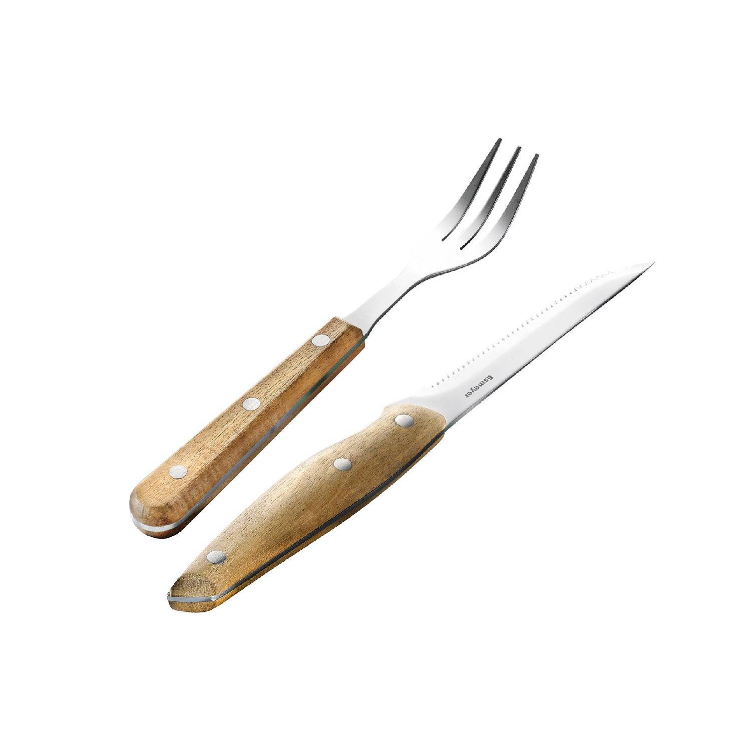 Esmeyer Steakbesteck Buffalo, natur/silber, 4-teilig (1 Set)