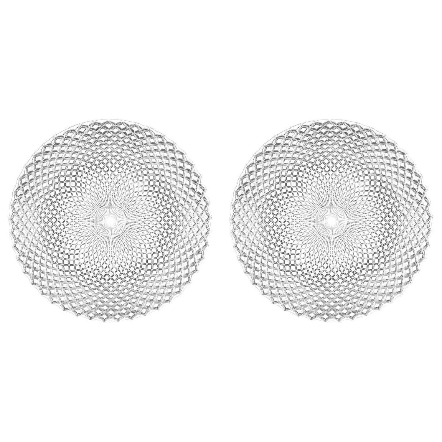 Nachtmann Platzteller Rumba Ø32cm, klar, 2-teilig (1 Set)