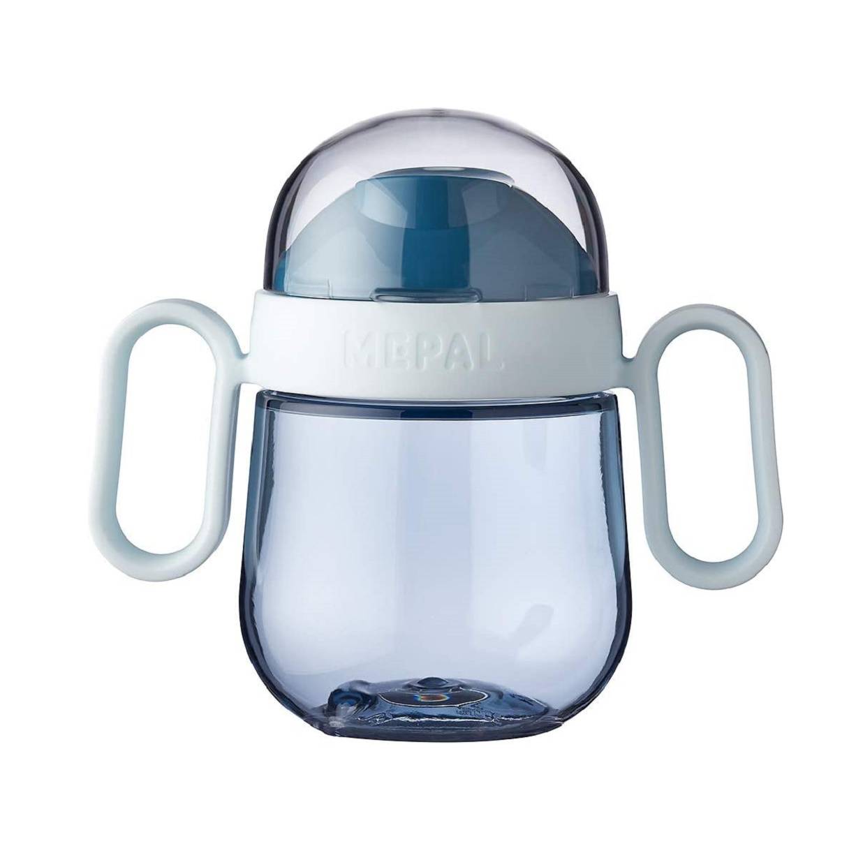 Mepal Mio – Antitropf-Trinklernbecher - deep blue – Trinklernbecher ab 6 Monate – Baby-Trinkbecher – auslaufsicher – spülmaschinengeeignet