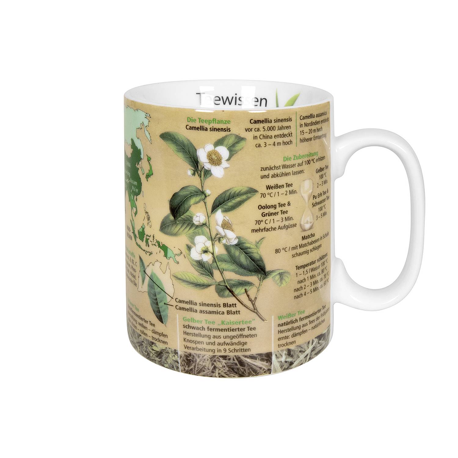 Könitz Kaffeebecher Wissensbecher Teewissen 490ml, mehrfarbig