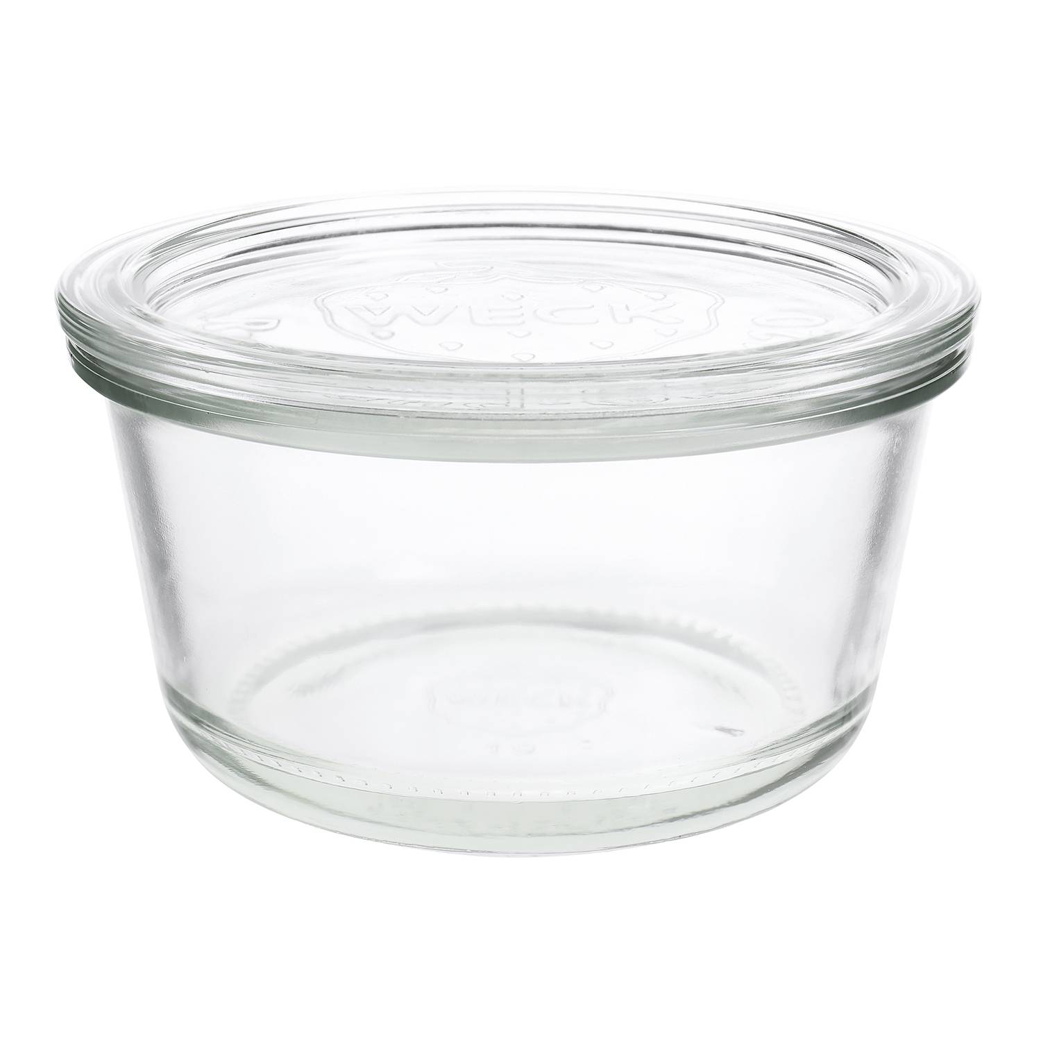 EINKOCHWELT Gourmetglas Sturz 450ml mit Rundranddeckel 120mm, klar