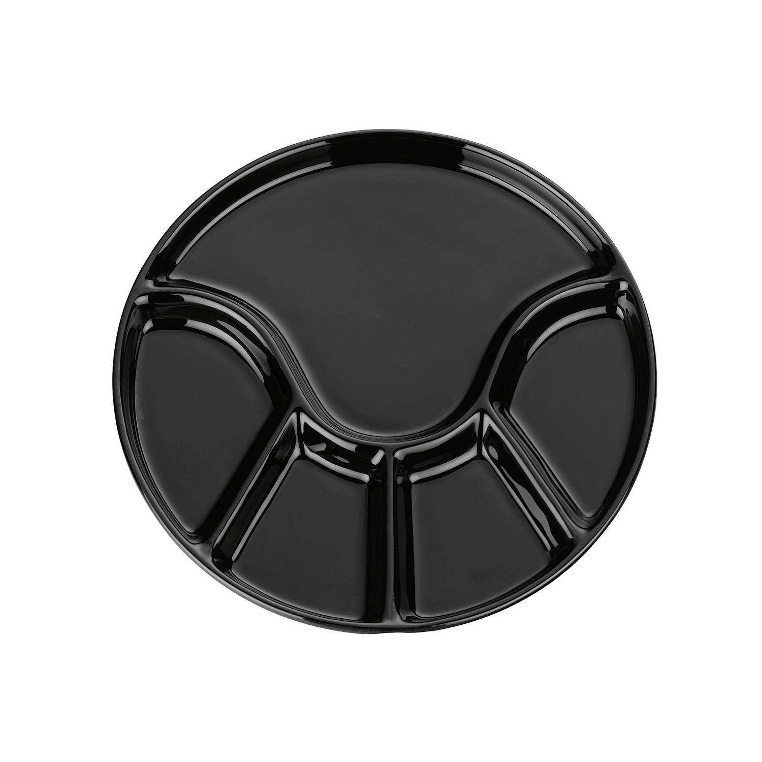 kela Fondueteller Anneli Ø21,5cm H:2,5cm, schwarz