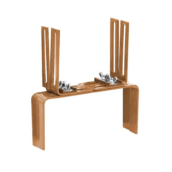 Siena Garden Blumenkastenhalter H-Form für Brüstungen, terracotta (1 Paar)