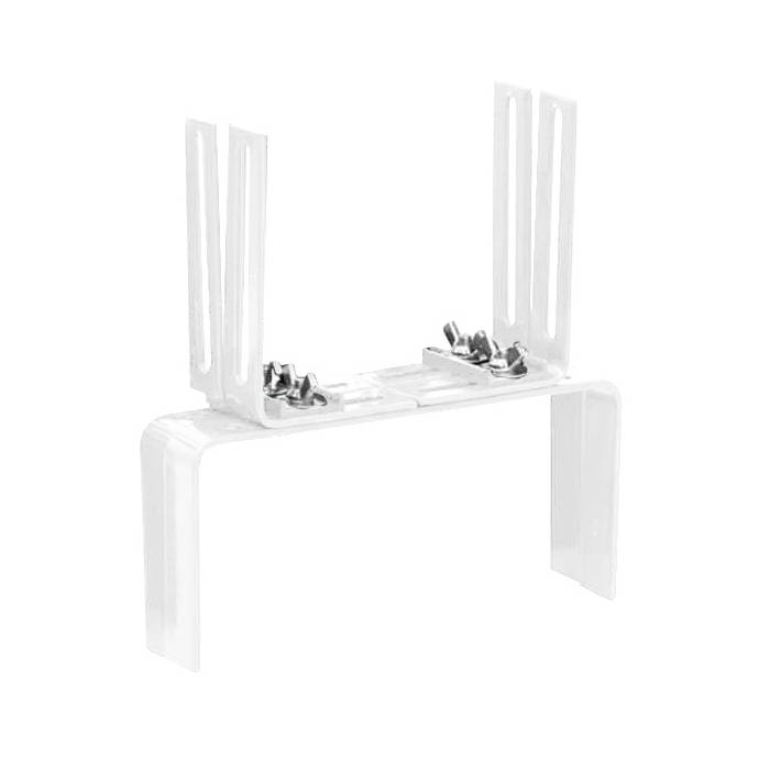 Siena Garden Blumenkastenhalter H-Form für Brüstungen, weiß (1 Paar)