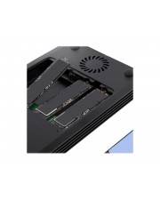 StarTech.com 4 Bay Thunderbolt 3 NVMe Enclosure, For M.2 NVMe Solid State Drives, 1x DisplayPort Video & 2x TB3 Downstre