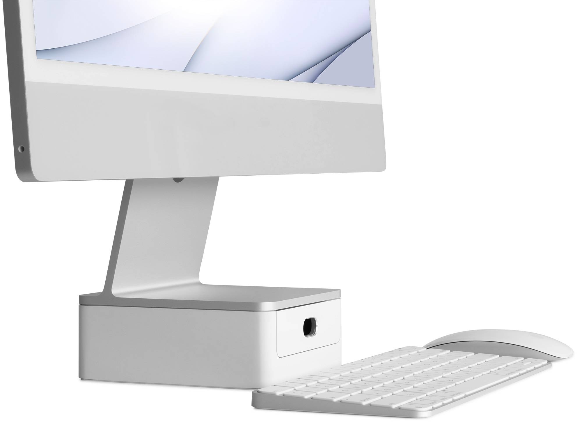 RAIN DESIGN mBase Aluminium Ständer für Apple iMac 60,96 cm 24“