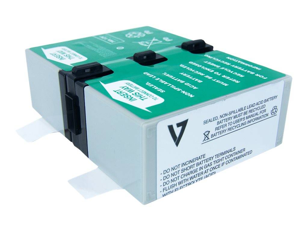V7 APCRBC123-V7-1E - USV-Akku (gleichwertig mit: APC RBC124) - 1 x Batterie - Bl